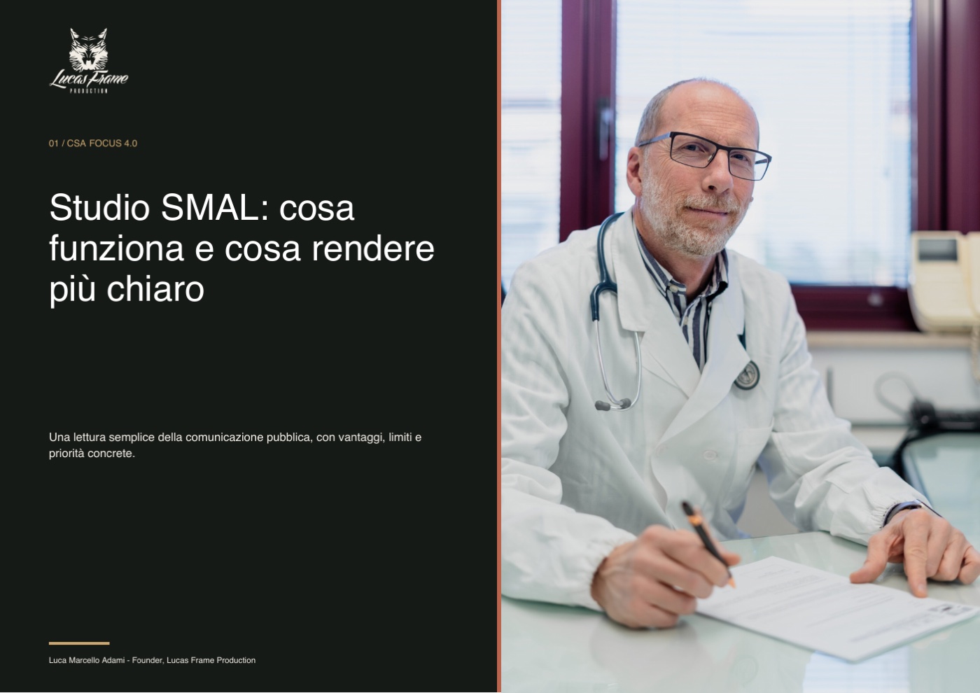 Copertina del CSA Focus Studio SMAL
